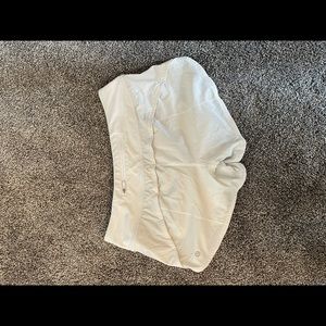 White Lululemon Shorts